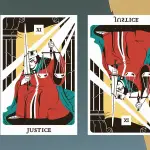La Justicia, Tarot