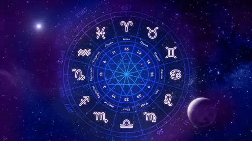 Signos del zodiaco en la portada del horóscopo diario
