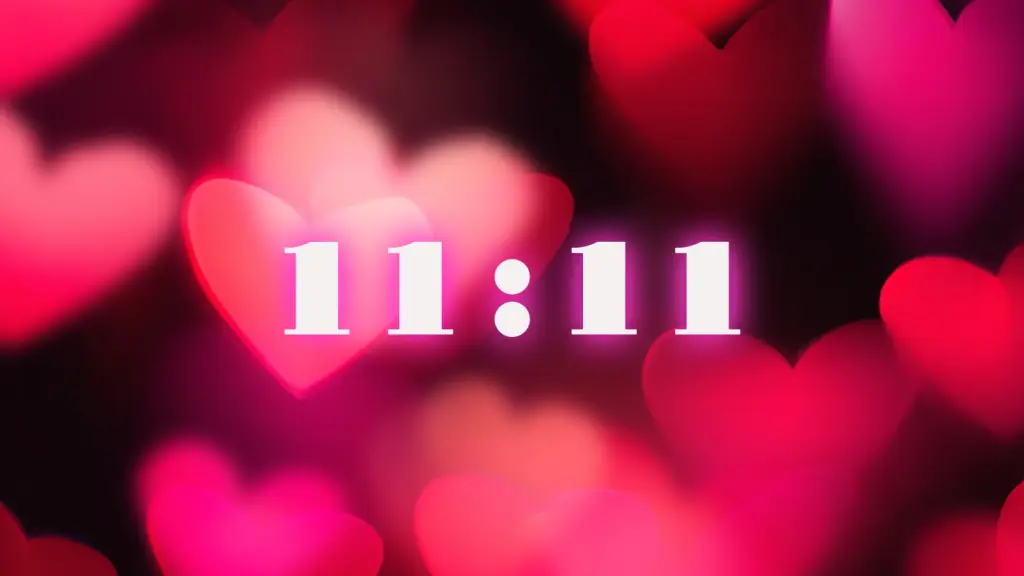 11:11 mensaje de amor